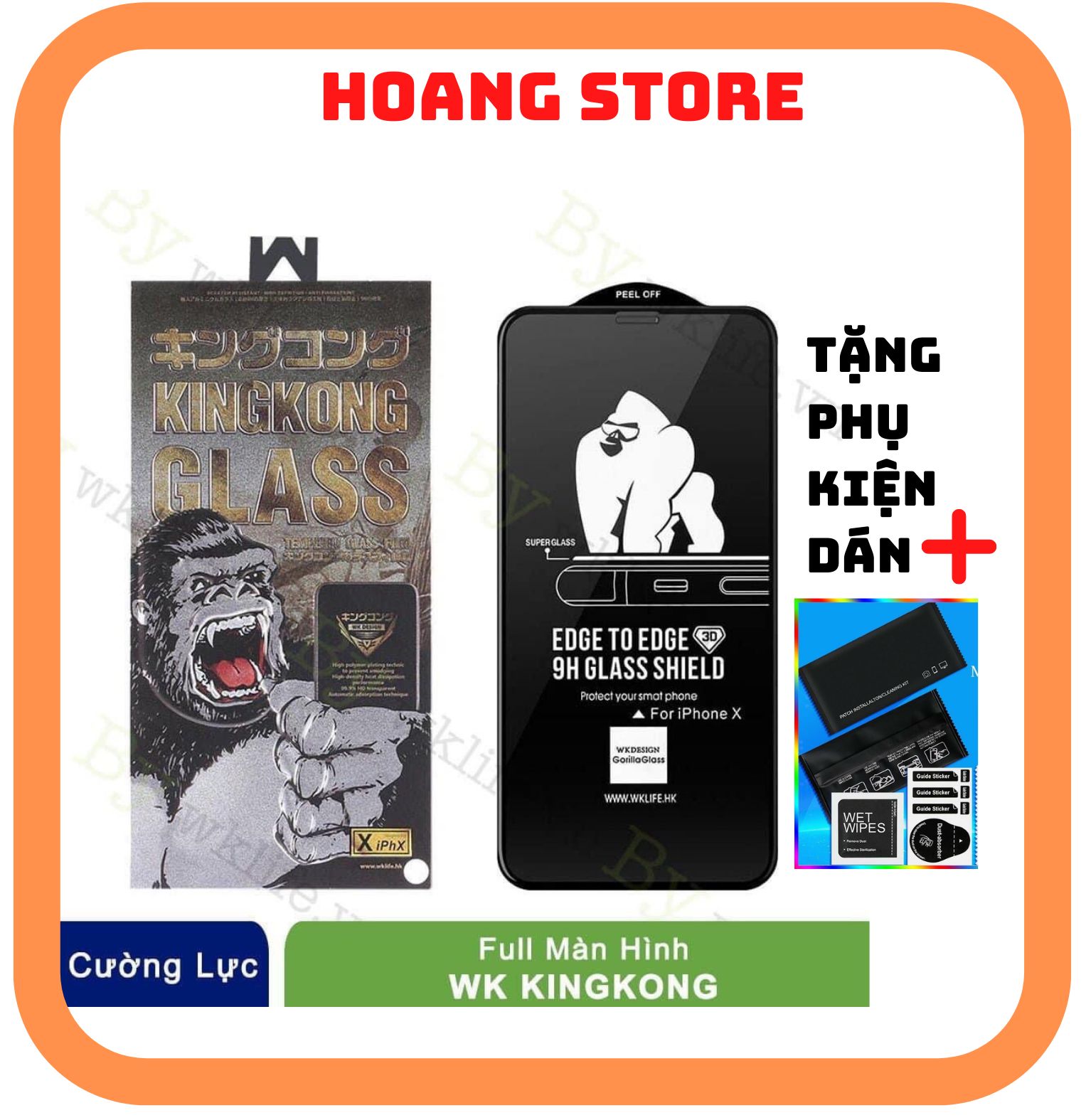 Kính cường lực kingkong iphone Xs max 11 pro max 7 Plus 8 Plus Xs max xr