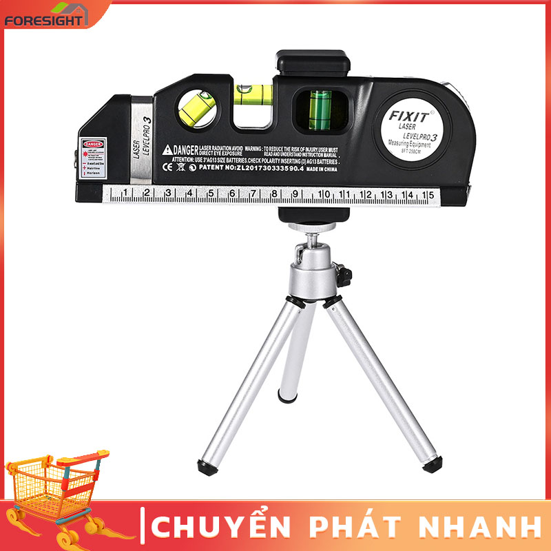 Thước đo khoảng cách bằng laser cầm tay Thước laser lấy chuẩn mực cân bằng dọc ngang vuông góc