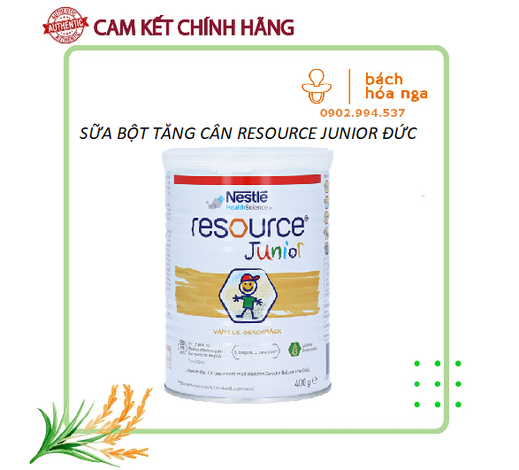 Sữa bột tăng cân resource junior đức lon 400g