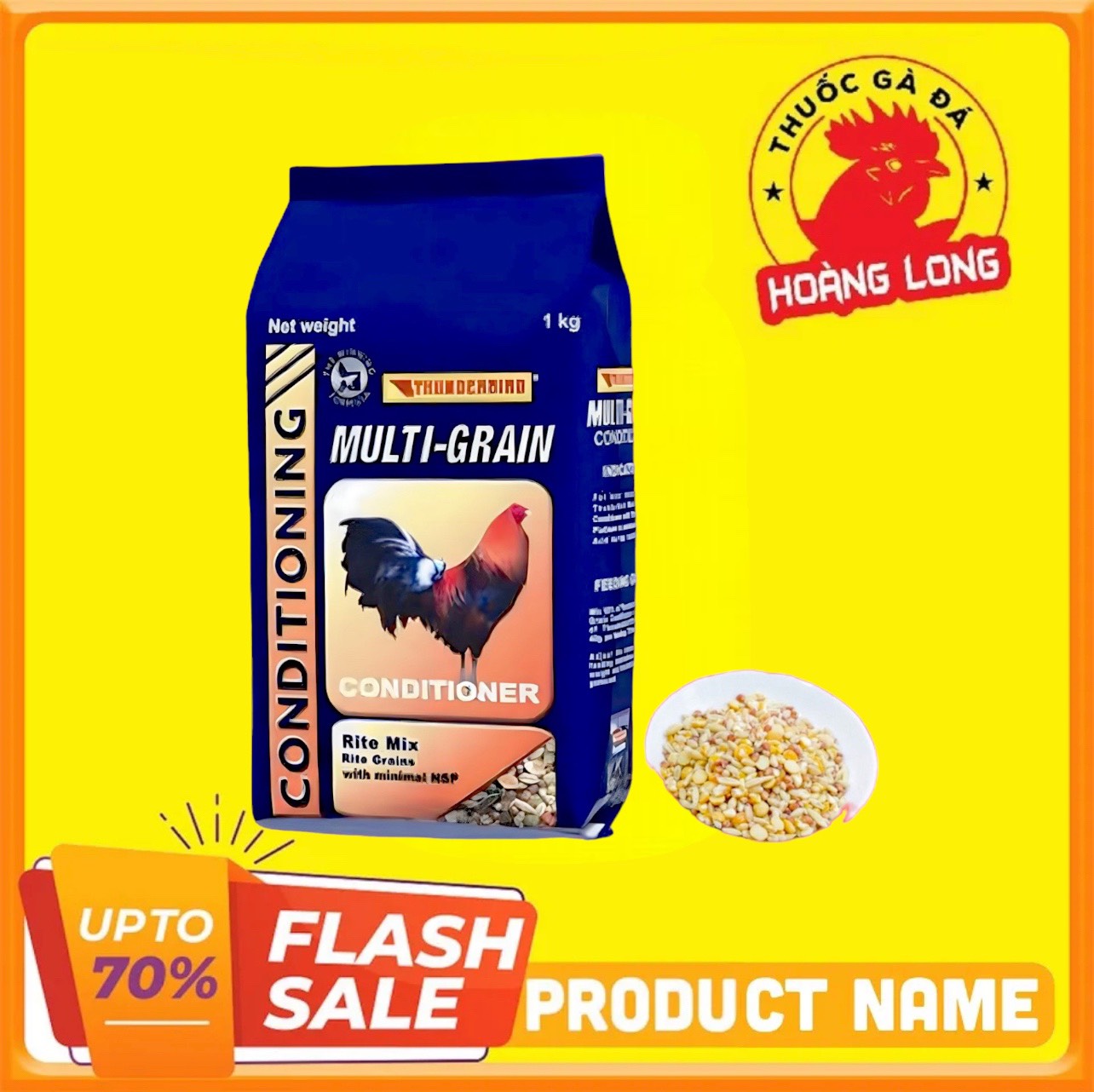 Cám thunderbird platium dành cho gà chế độ đá 1 kg