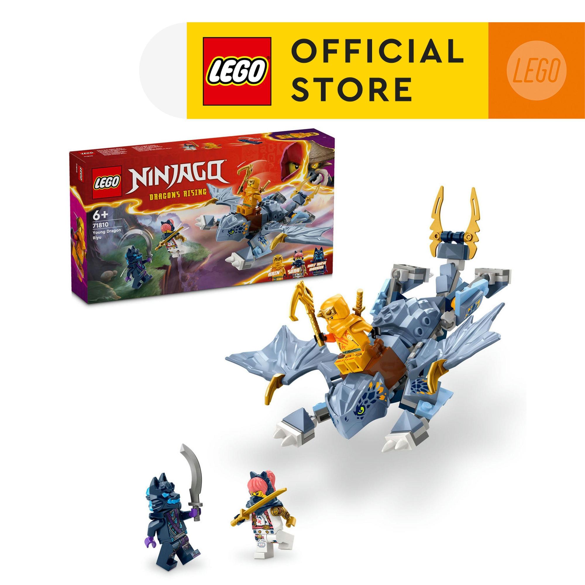 LEGO NINJAGO 71810 Đồ chơi lắp ráp Rồng con Riyu (132 chi tiết)