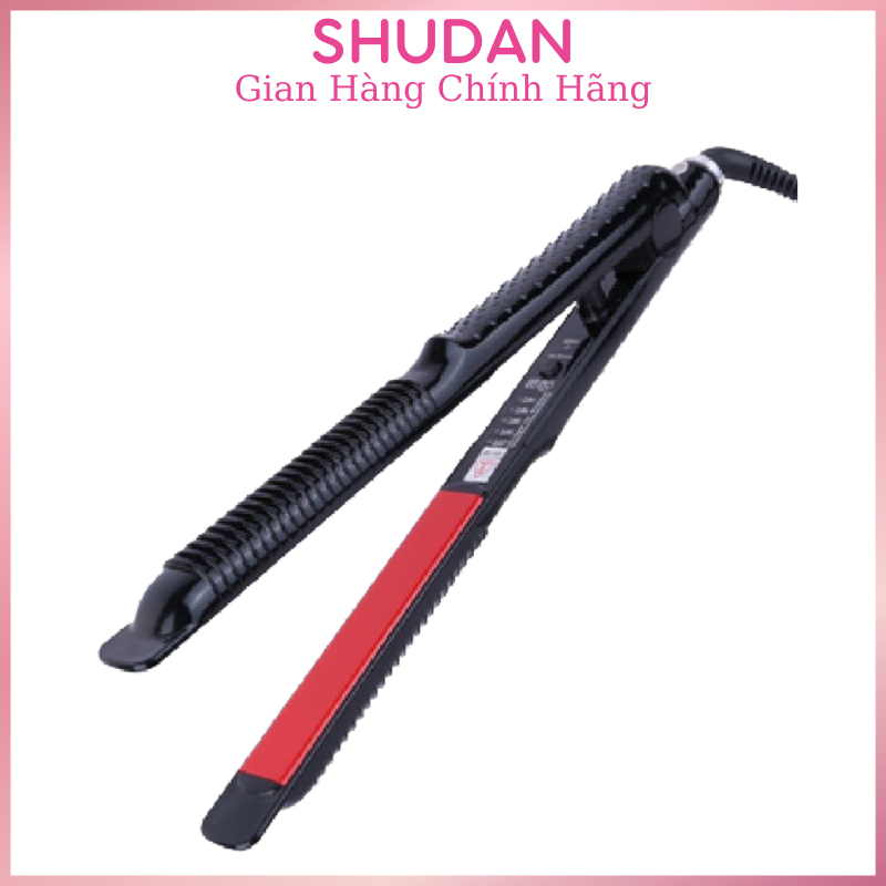 Máy duỗi tóc, máy kẹp tóc chỉnh nhiệt cao cấp SH201 Duỗi, Uốn, Cúp hàng chính hãng SHUDAN