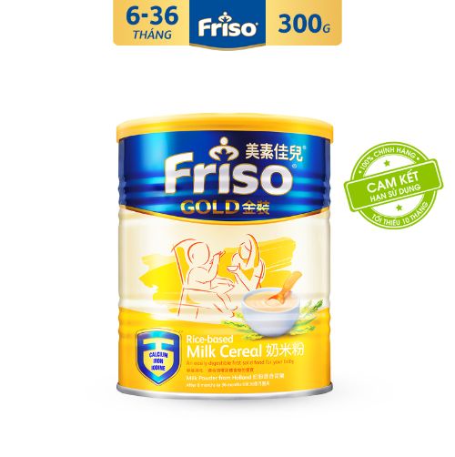 Lon Bột Ăn Dặm FRISO GOLD 300 có quà - bột dặm