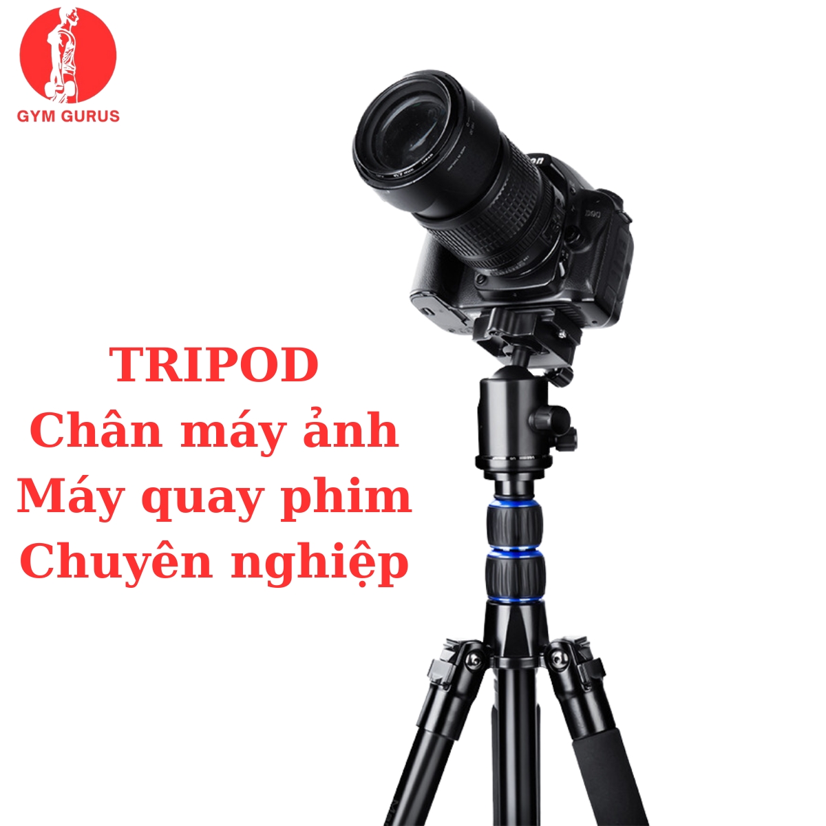 Chân máy ảnh tripod giá đỡ 3 chân hợp kim nhôm TR-UV07-B