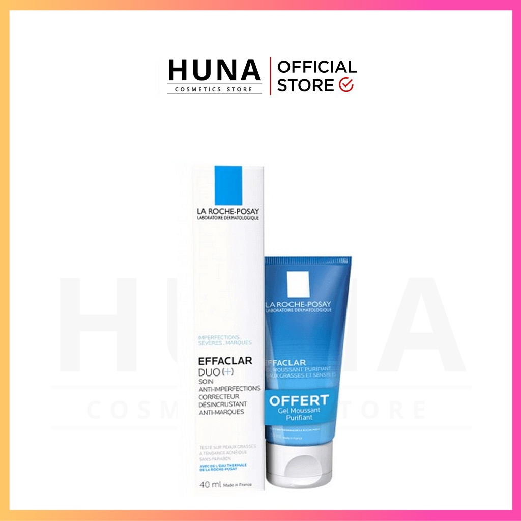 Set Giảm Mụn La Roche-posay Effaclar Duo Tặng Kèm Sữa Rửa Mặt La Roche-posay
