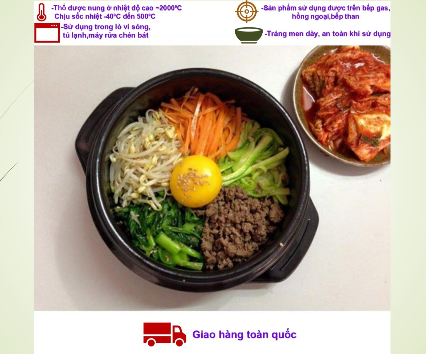 Thố đất nâu tráng men Size 15cm-1050ml kèm đế lót đựng Tokbokki ,mì cay kiểu Hàn Quốc