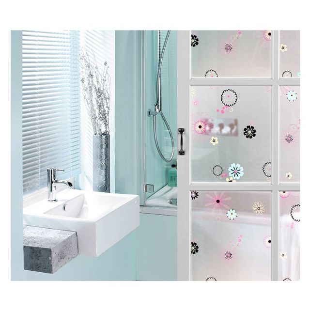 5 mét GIẤY DÁN KÍNH DECAL DÁN KÍNH MẪU 16 khổ 60cm có keo sẵn