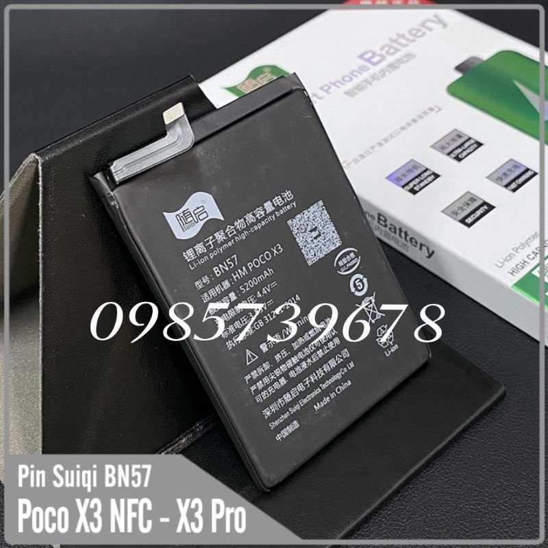 Pin bn57 5160mah dành cho xiaomi bn57 bảo hành 6 tháng.