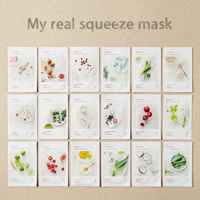 10 Mặt Nạ Giấy Innisfree Hàn Quốc Bất Kỳ Loại Dày Hàng Cao Cấp