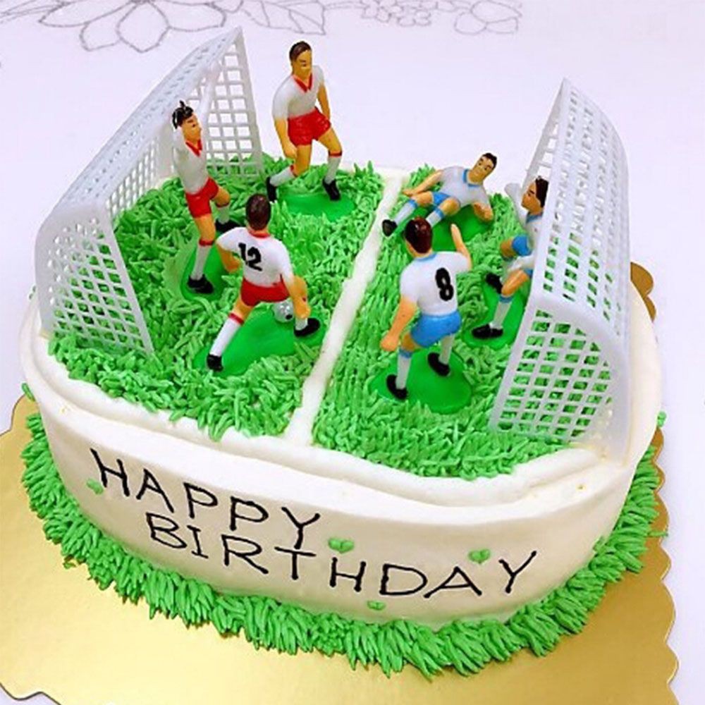Bánh sinh nhật hình cầu thủ bóng đá Ronaldo và Quang Hải tặng bé trai 8837   Bánh sinh nhật kỷ niệm