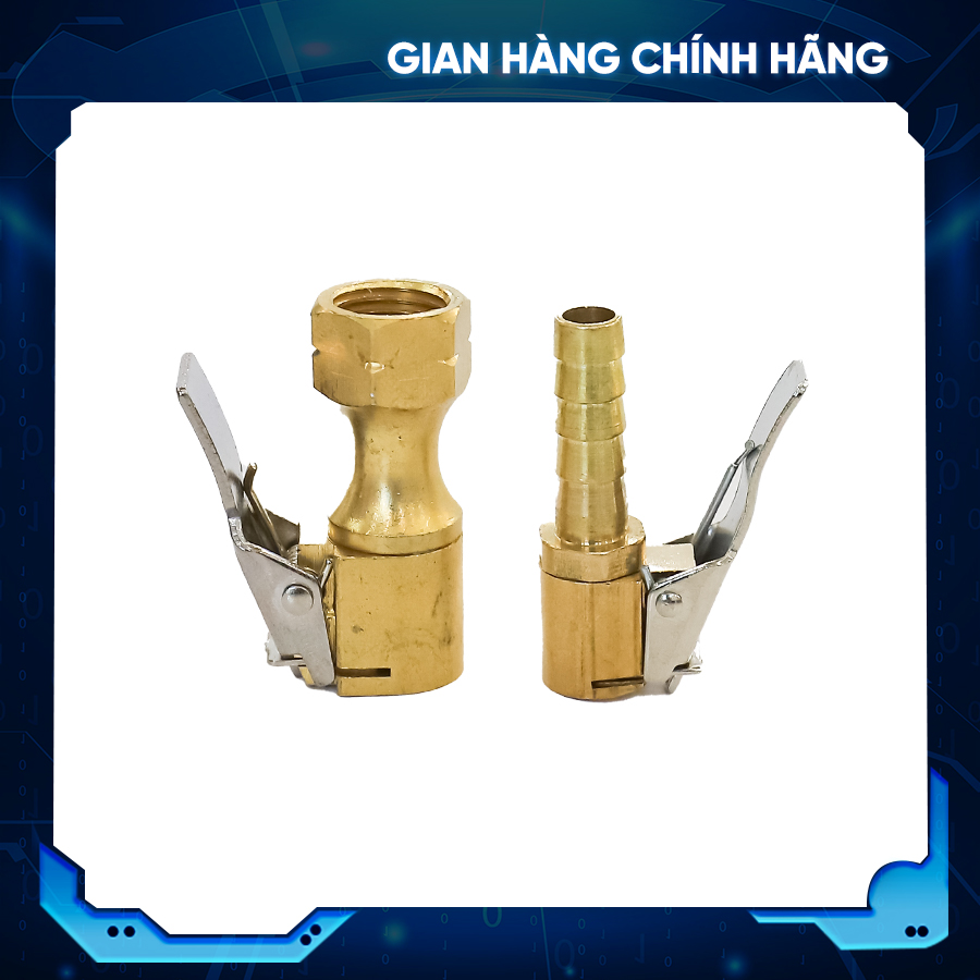 Đầu kẹp van bơm lốp bánh xe bằng đồng