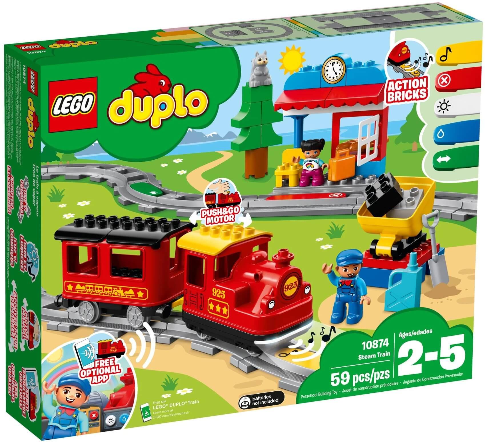 Mua đồ chơi lego duplo 10874 - xe lửa hơi nước giá rẻ ở việt nam