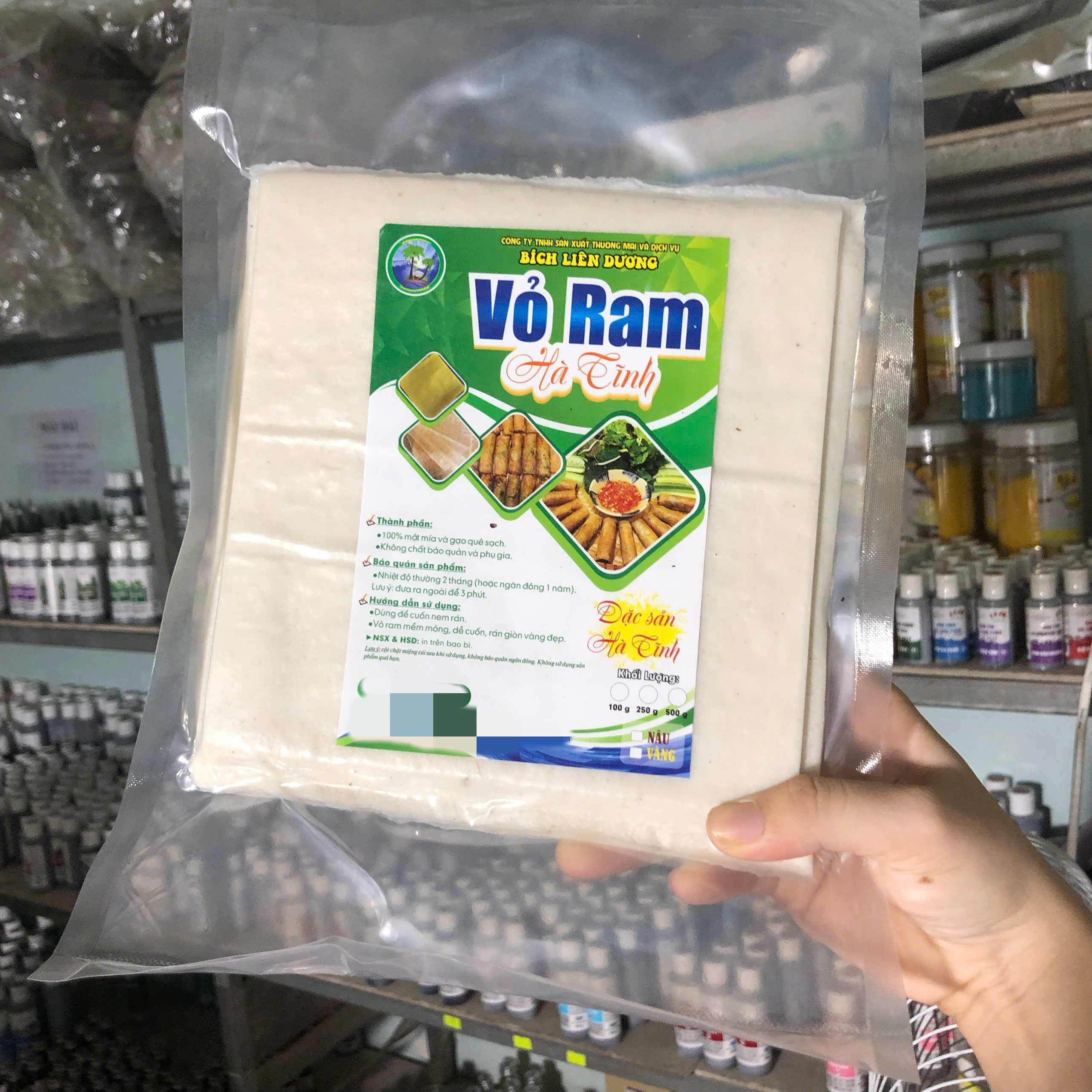 [500g] Vỏ Ram Màu Trắng_Đặc Sản Hà Tĩnh