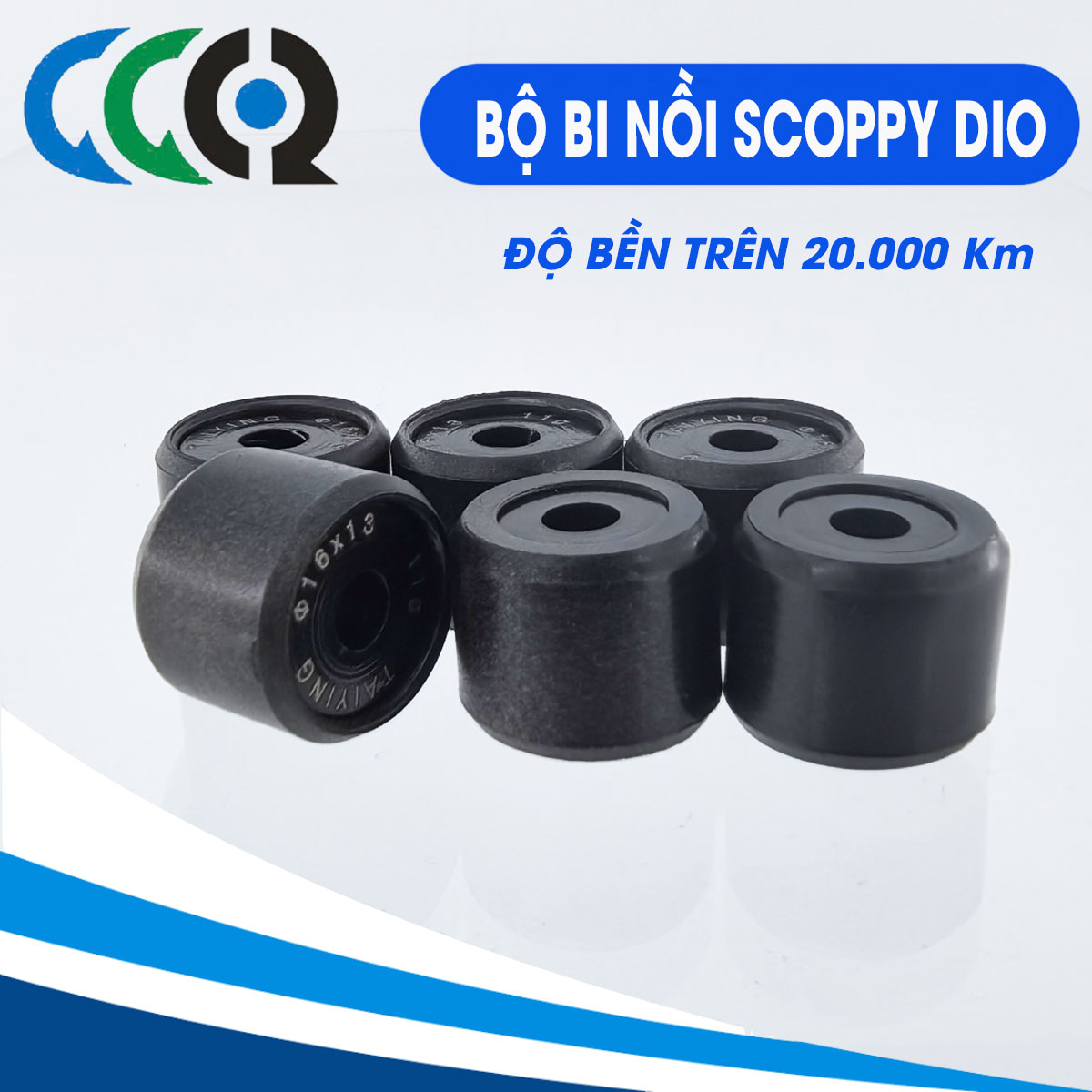 BỘ BI NỒI XE SCOOPY / DIO / ATTILA ELIZABETH (KÍCH THƯỚC 16x13 - 11 GRAM)