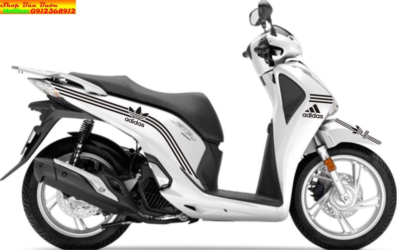 Tem xe sh mẫu adidas
