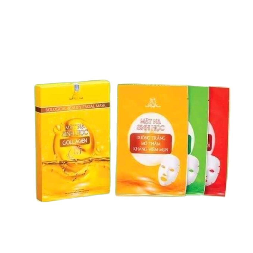 Mặt nạ sinh học Collagen X3 Đông Anh dưỡng da cấp ẩm ngừa mụn chống lão hóa mờ thâm nám mờ tan nhang