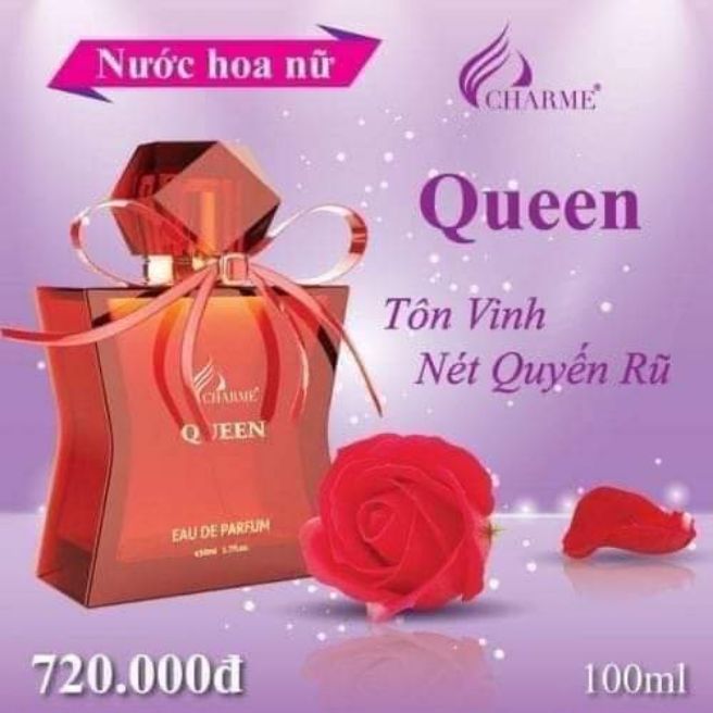 [100%CHÍNH HÃNG] NƯỚC HOA NỮ  QUEEN 100ML