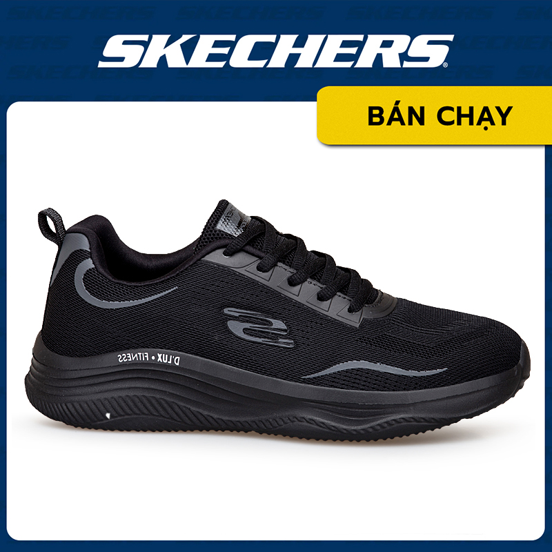 Skechers_ go walk arch fit-giày nam giày đi bộ giày nam giày thường ngày cho nam giày thể thao nam giày màu đen giày vải bố giày chạy bộ
