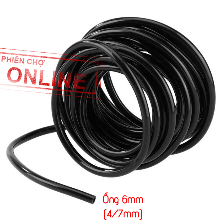 [HCM]10 MÉT ỐNG DẪN NƯỚC TƯỚI CÂY 6MM LOẠI TỐT – ỐNG 4/7mm