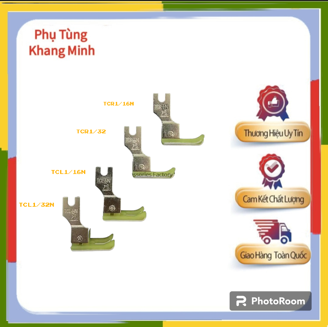 Chân vịt mí nhựa trái phải, chân vịt mí 1 li và 2 li