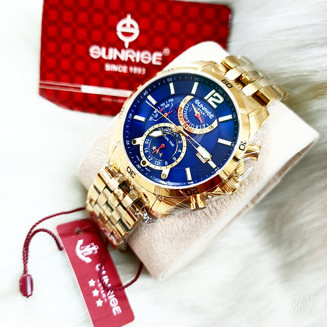 Đồng hồ nam cao cấp dong ho nam sunrise sang trọng lịch lãm bảo hành 3 năm