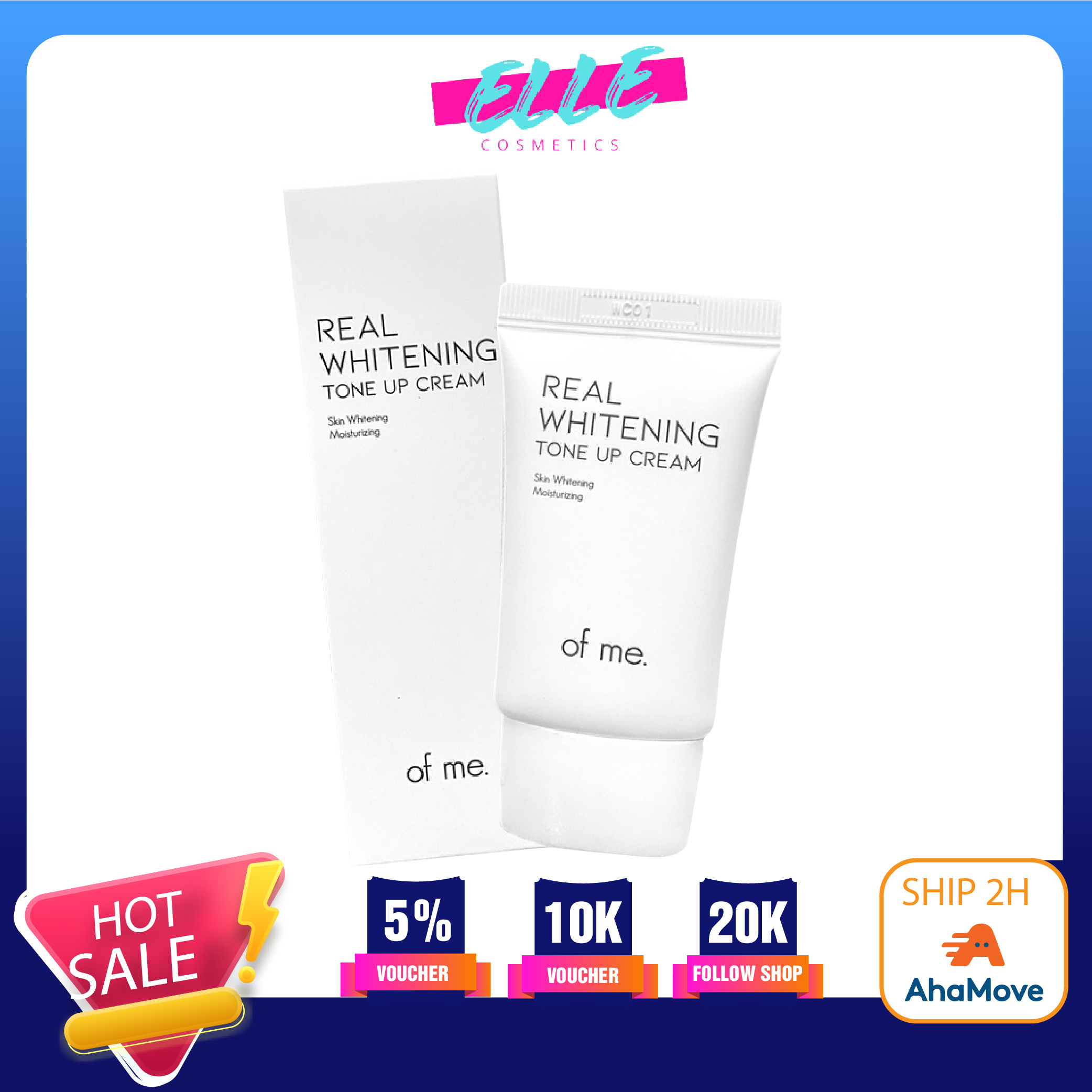 Kem body dưỡng trắng da OF ME REAL WHITENING TONE UP CREAM NGĂN NGỪA THÂM 50ml