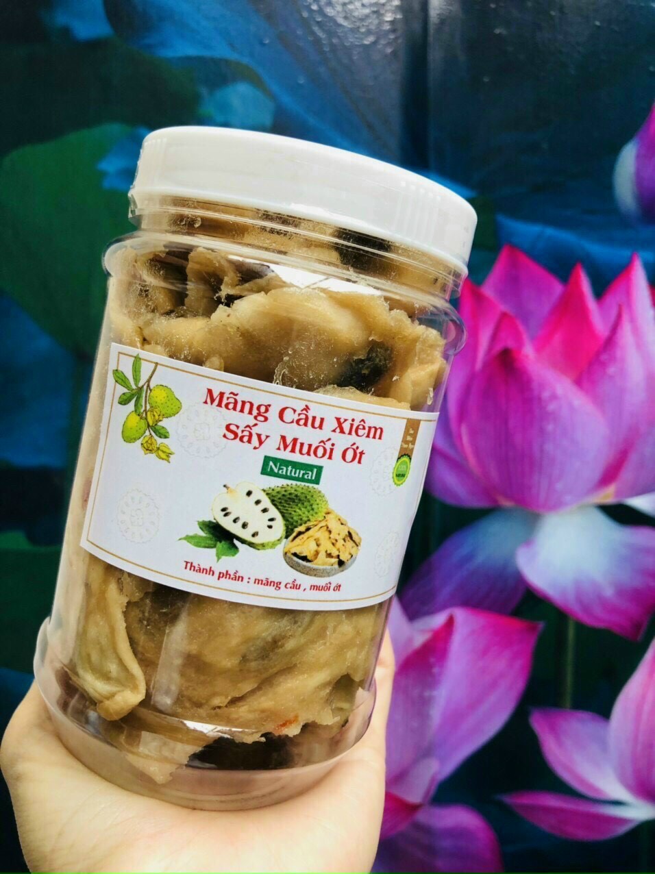 Mãng cầu sấy muối ớt siêu ngon 300gr