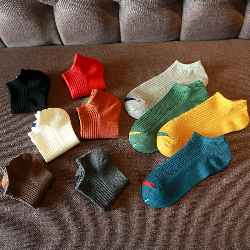 Set 10 đôi tất vớ nam nữ kẻ vạch nhiều màu