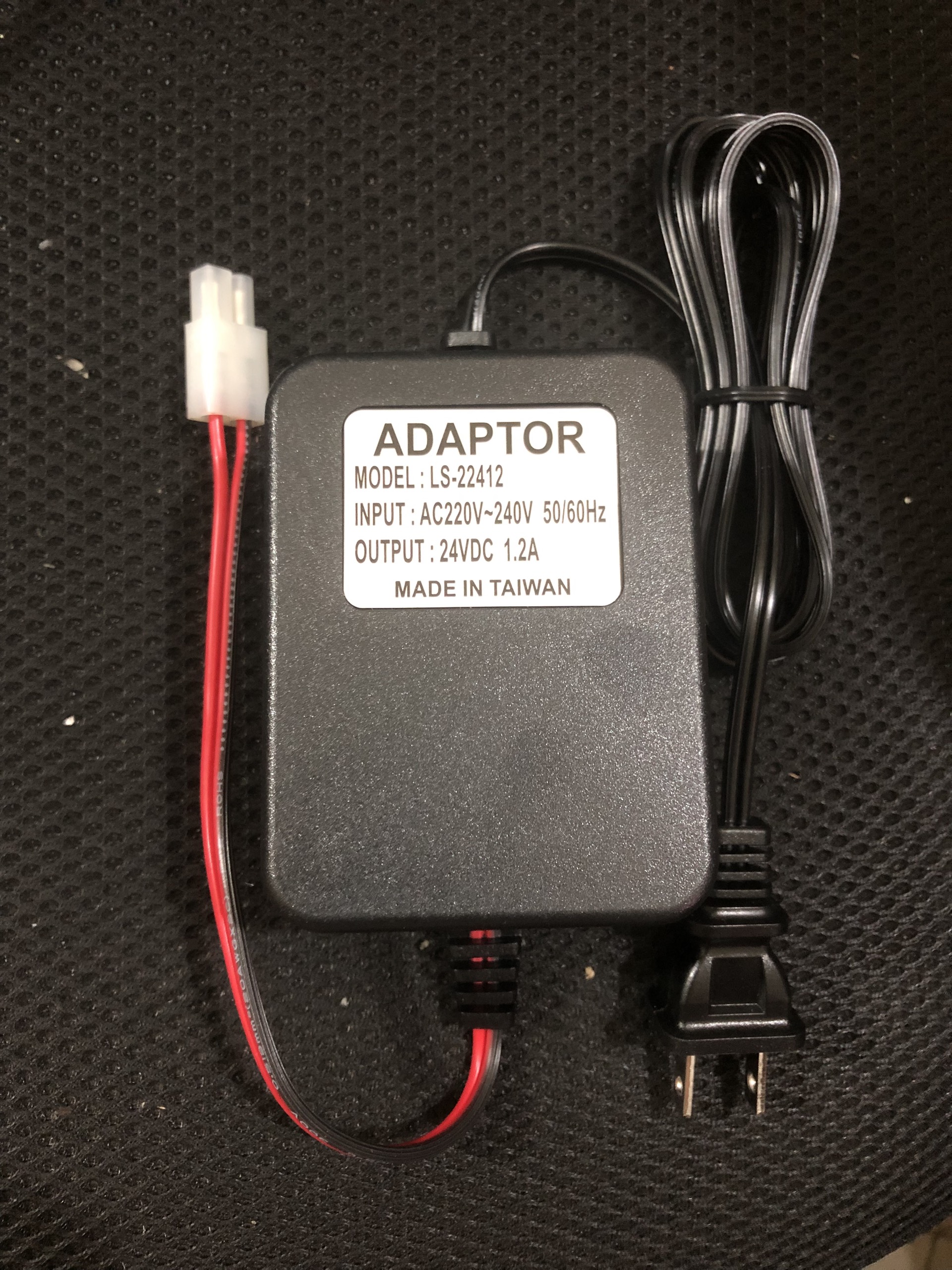 Nguồn Adaptor 24V-1.2A Taiwan dùng cho máy lọc nước R.O, máy phun sương
