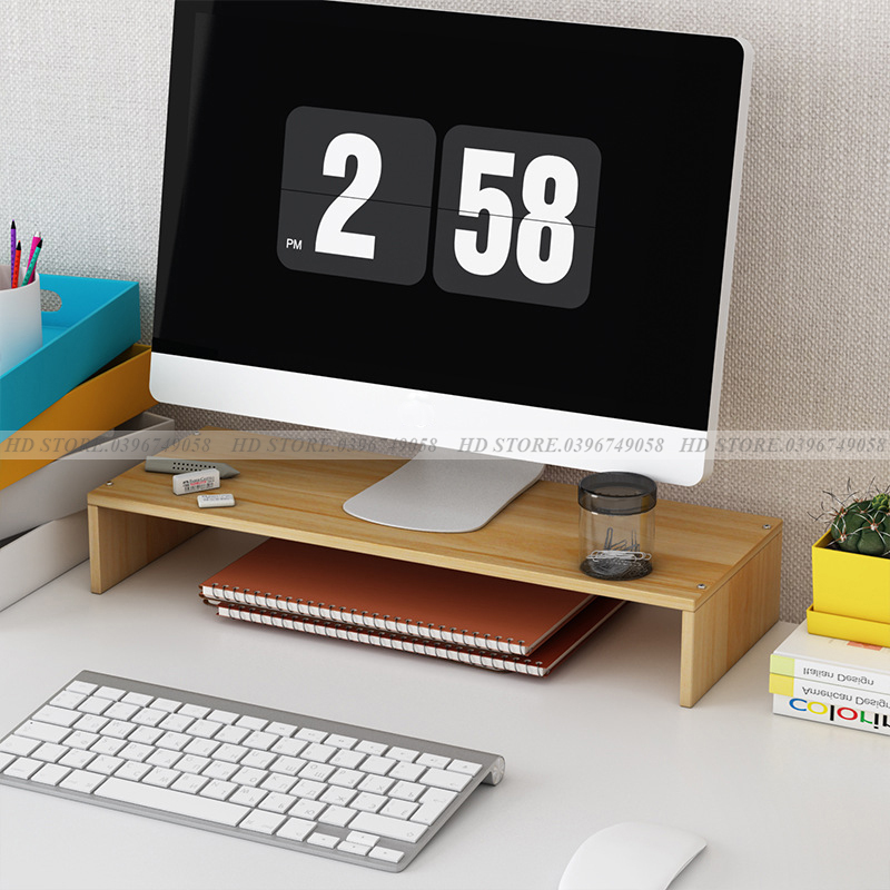 KỆ ĐỂ ĐỒ DECOR - SÁCH - MÁY TÍNH ⌨ LẮP GHÉP - MÀU VÂN GỖ ✨