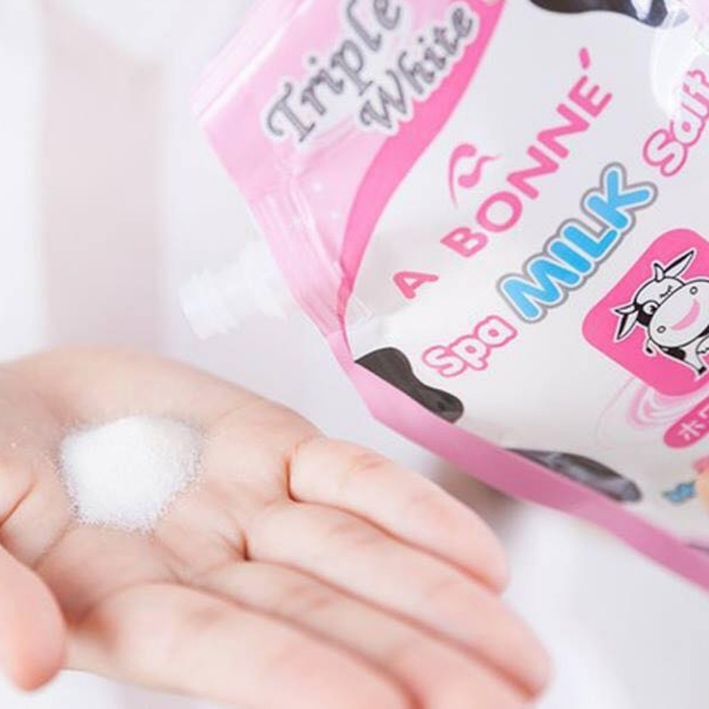(Giá Sỉ) Muối Tắm Sữa Bò- Hàng Xịn - Tẩy Tế Bào Chết A Bonne Spa Milk Salt Chính Hãng