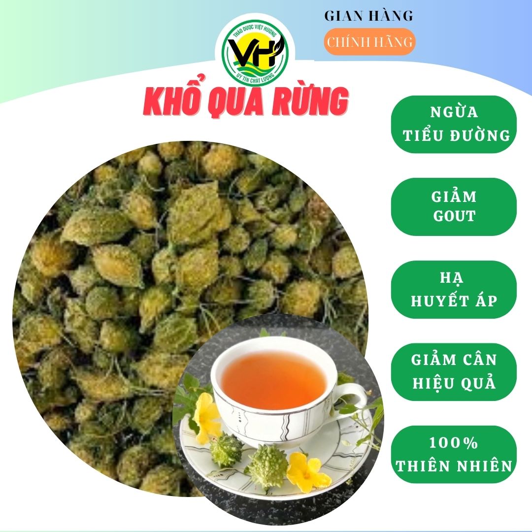 1 kg Khổ qua rừng nguyên trái - mướp đắng rừng - khổ qua rừng sấy khô