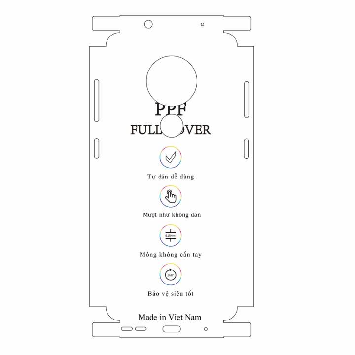 Dán dẻo ppf nokia 7.2 mặt sau và viền