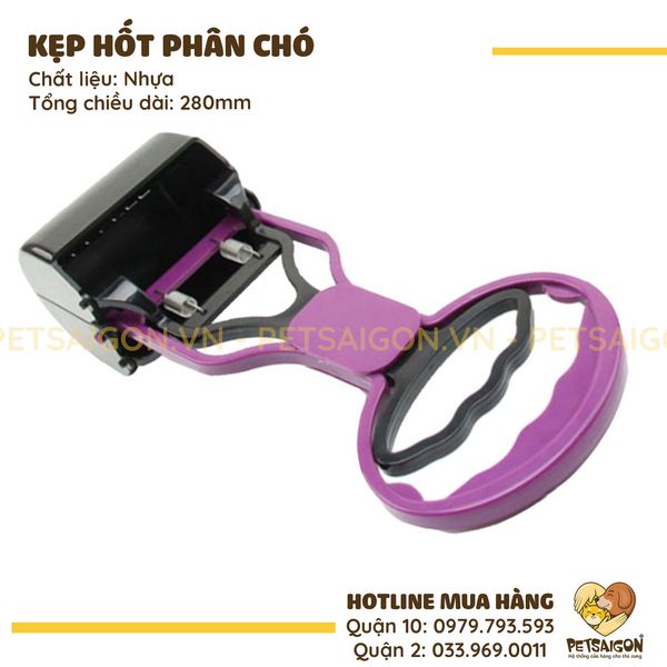 Kẹp hốt phân cho chó