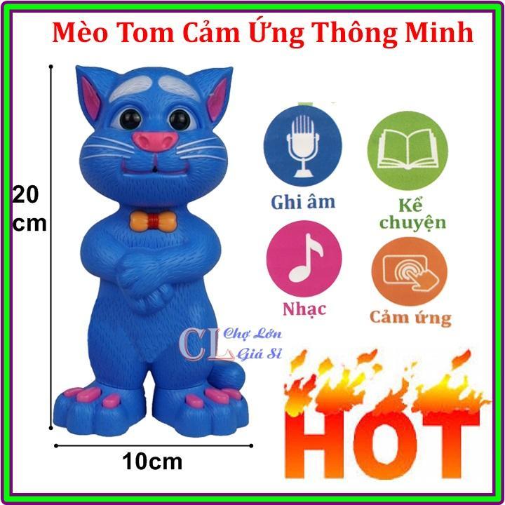 Đồ Chơi Mèo Tom Cảm Ứng Thông Minh Biết Nói + Hát + Kể Chuyện Cho Bé