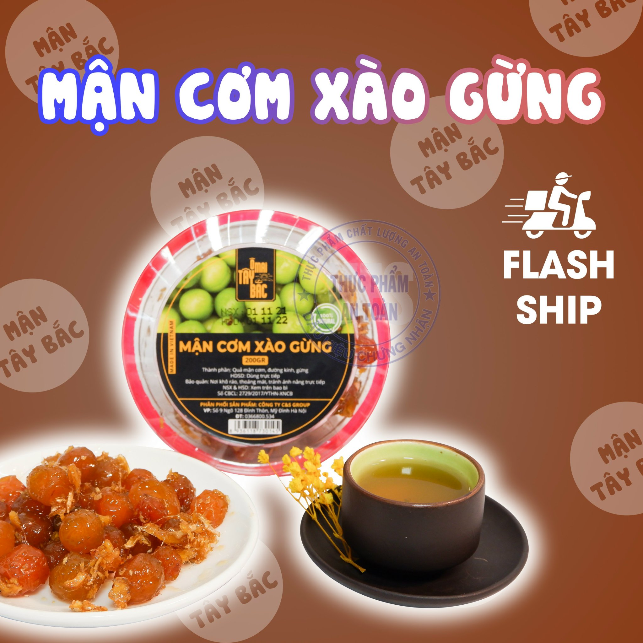 [VOUCHER 20% TỐI ĐA 5K] Ô Mai Mận Cơm Xào Gừng Trái To Đặc Sản Tây Bắc Siêu Ngon Hương Vị Tự Nhiên Không Chất Bảo Quản