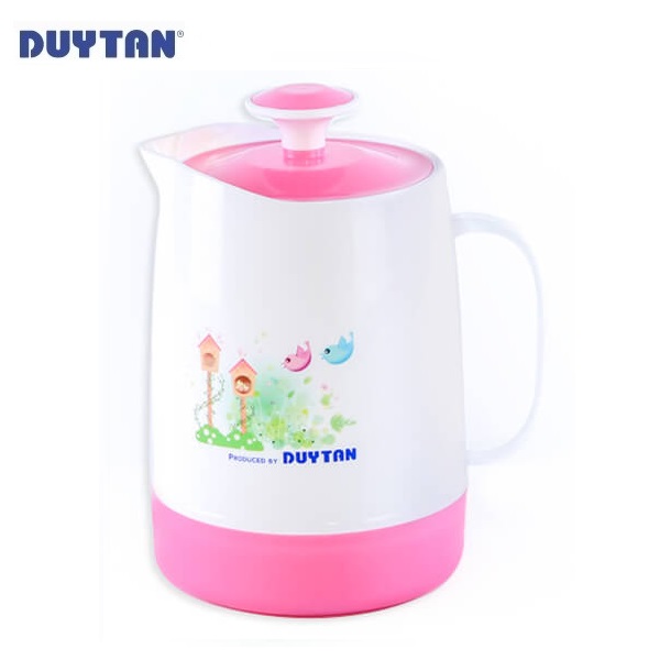Ca cách nhiệt nhỏ nhựa DUY TÂN 1 lít (15 x 12 x 19 cm) - 37616 - Giao màu ngẫu nhiên