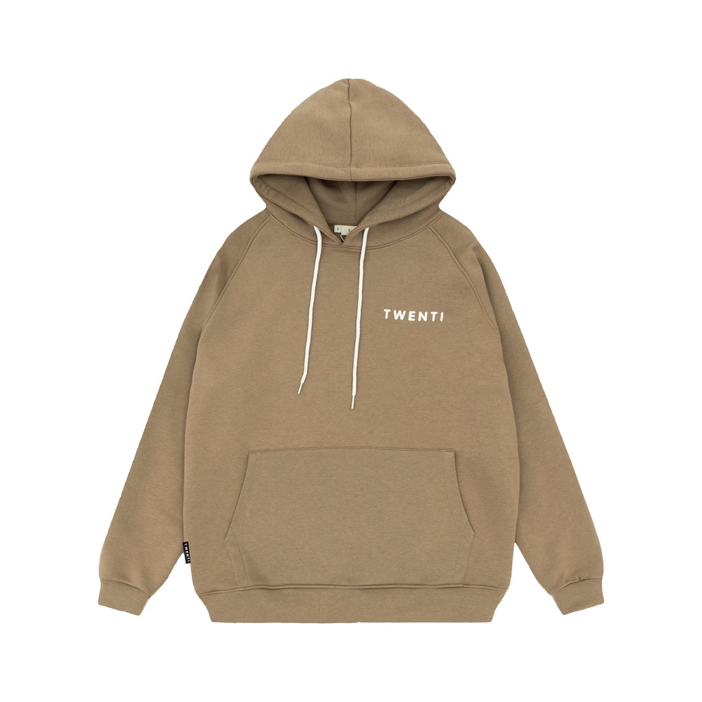 Áo hoodie twenti nỉ in basic