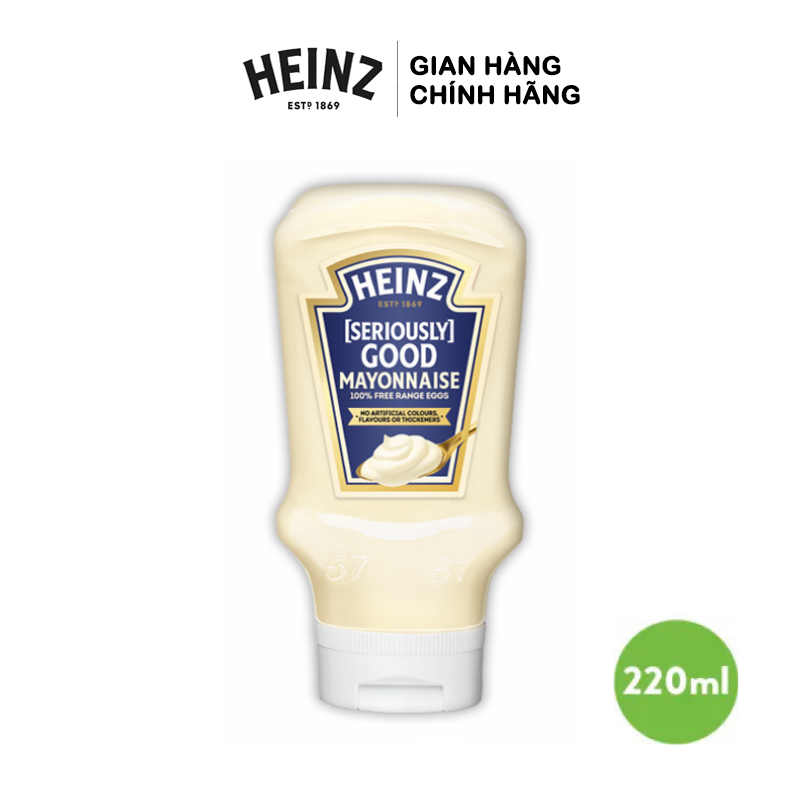 Xốt Mayonnaise Good HEINZ 220ml (Date: T10/2024)