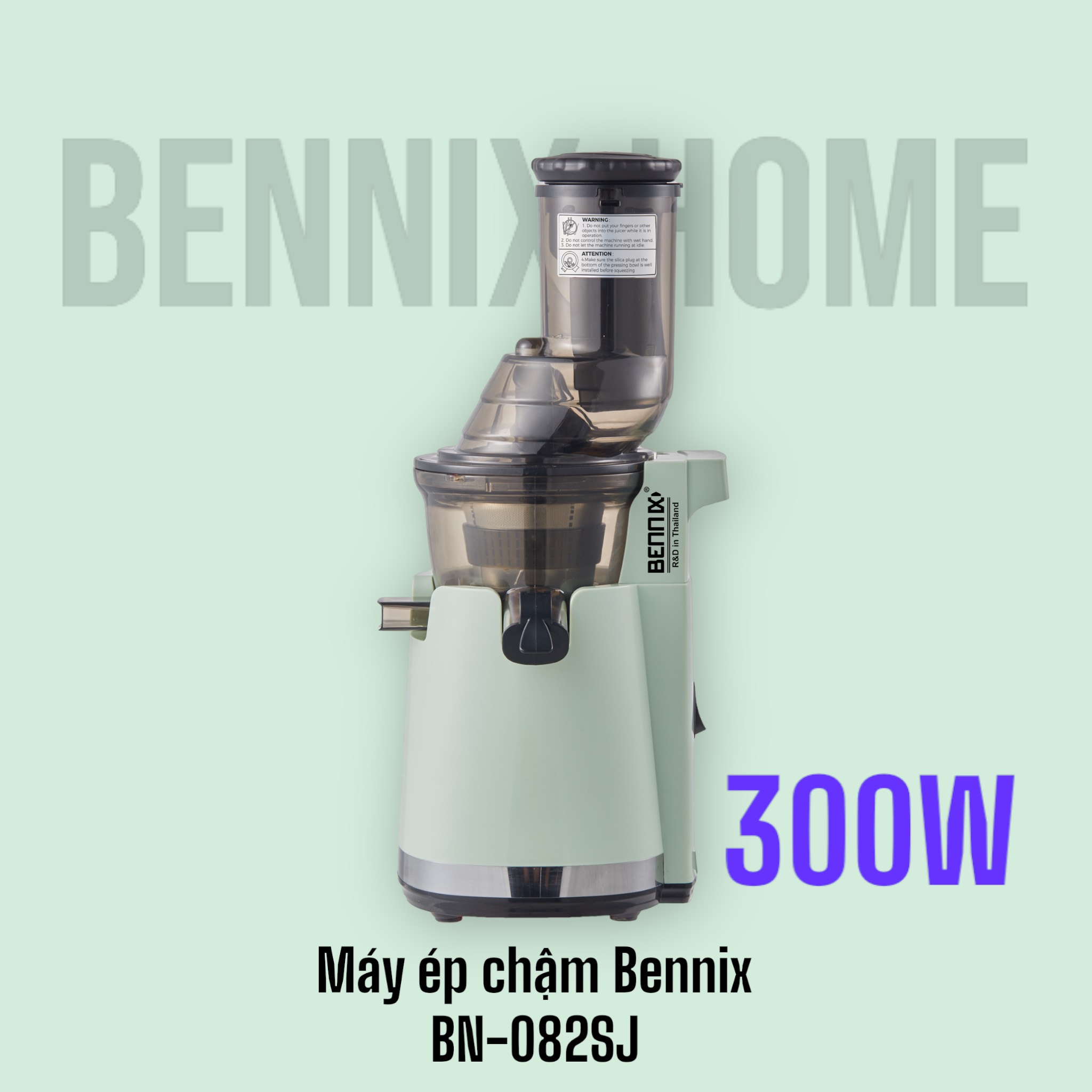 Máy ép chậm Bennix BN-08SJ,công nghệ ép chậm, giữ nguyên dưỡng chất
