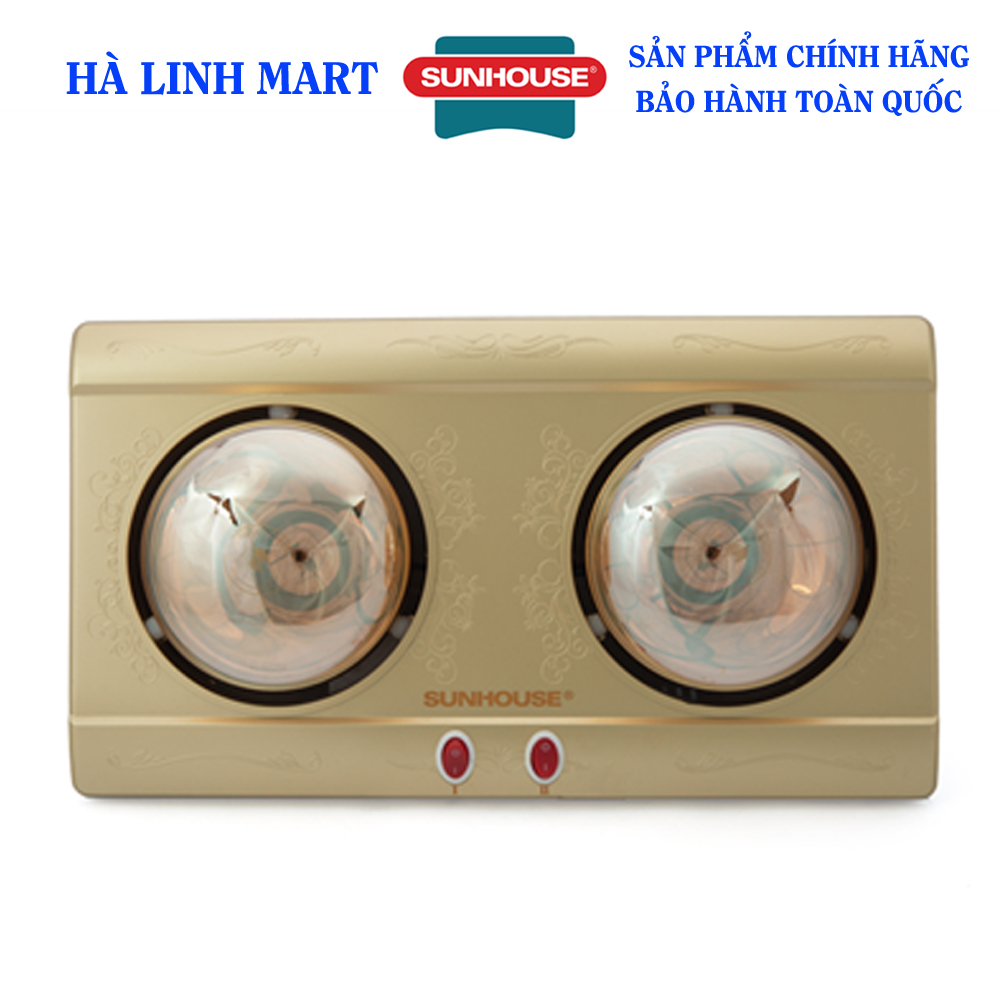Đèn sưởi nhà tắm Sunhouse SHD3812, Đèn sưởi phòng tắm, Sưởi điện phòng tắm, Công suất 550W, Công nghệ sưởi không đốt cháy Oxi, giữ ấm cho da,  Sử dụng an toàn chống nước IPX4, chống chập điện, Bảo hành 12 tháng