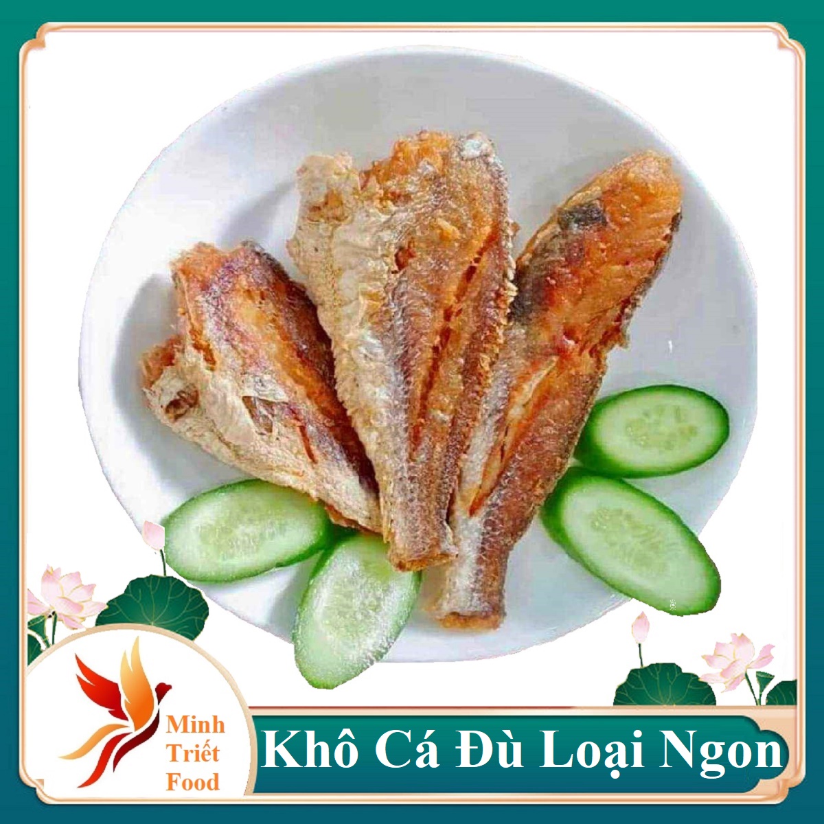 KHÔ CÁ LÙ ĐÙ TƯƠI NGON SIÊU THỊT  ĐẶC SẢN MINH TRIẾT - vừa ăn, có thịt dày.