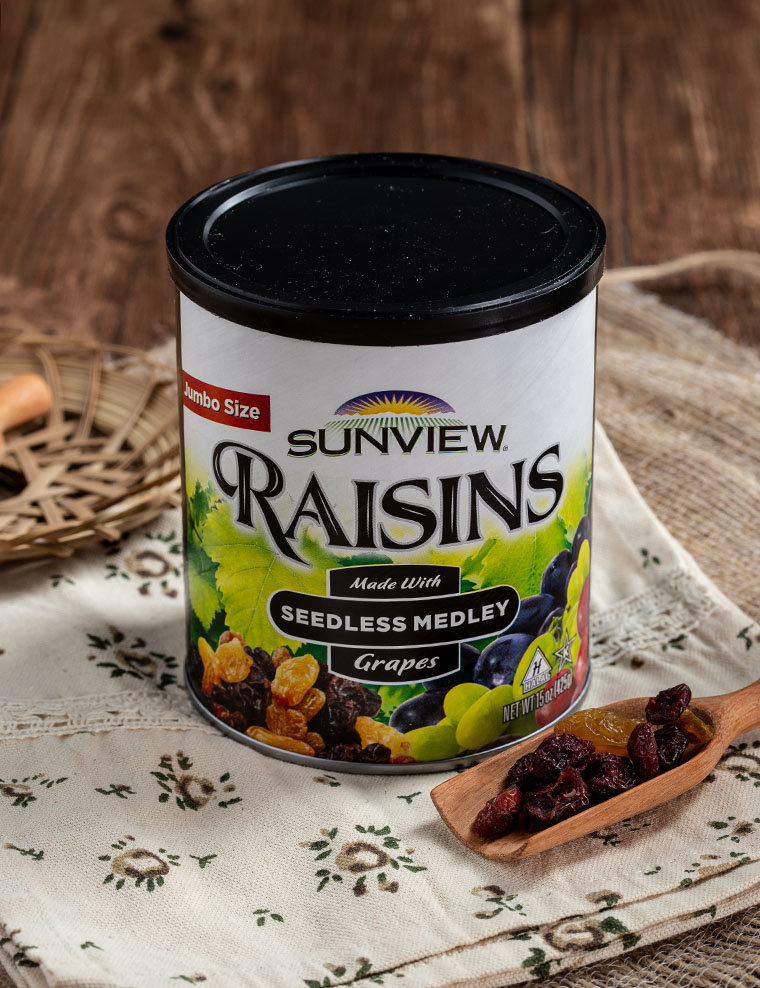 Nho khô Mỹ Sunview Raisins hộp 425gr