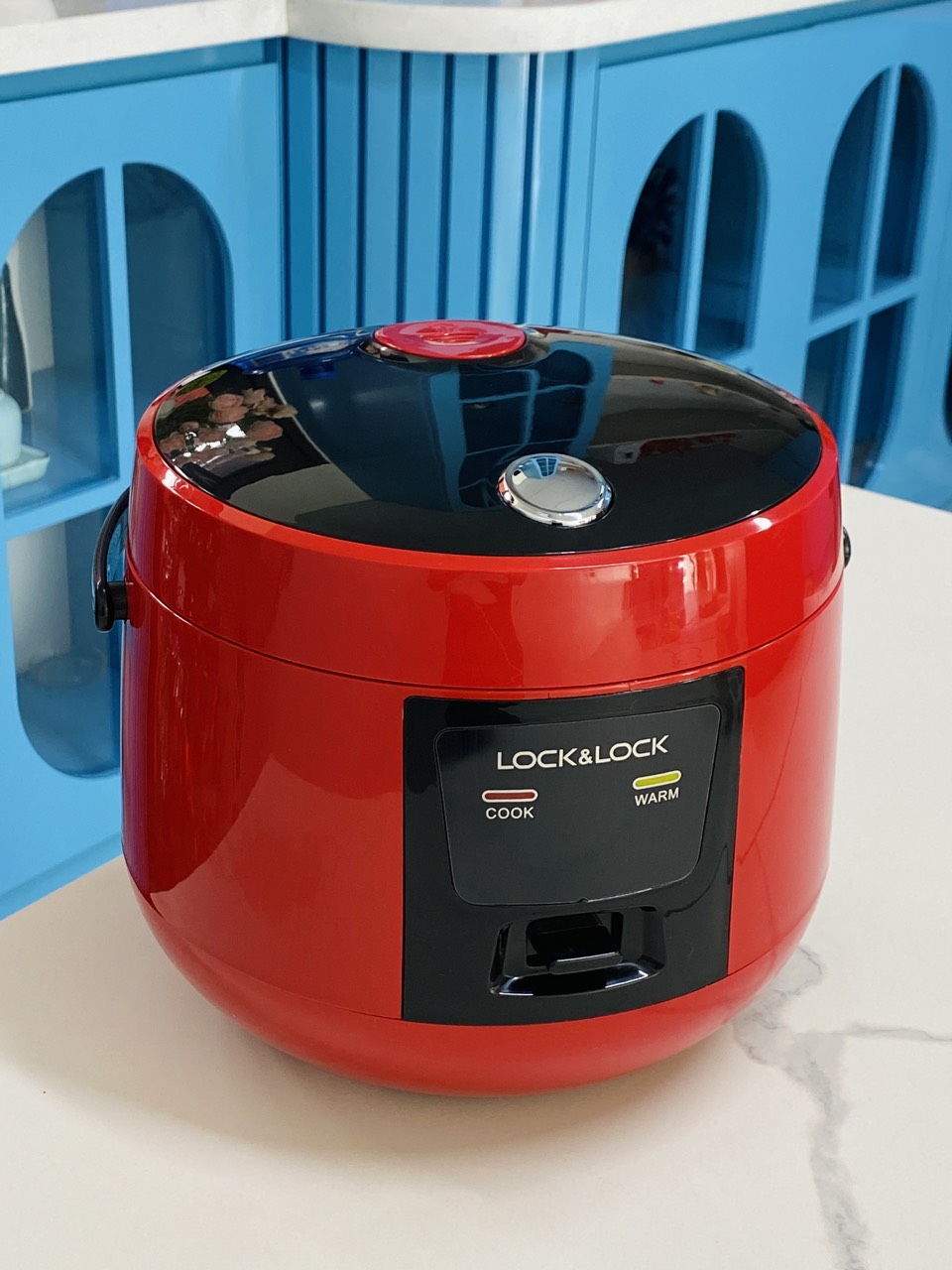 Nồi Cơm Điện Mini Dung Tích 1 lít Màu Đỏ Lock&Lock EJR431 (cam kết hàng chuẩn, y hình)