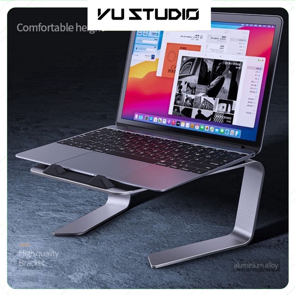 Giá Đỡ Laptop Stand Notebook Macbook Surface P49 - Kệ Đỡ Máy tính xách tay - Hợp kim nhôm - Kiêm tản nhiệt