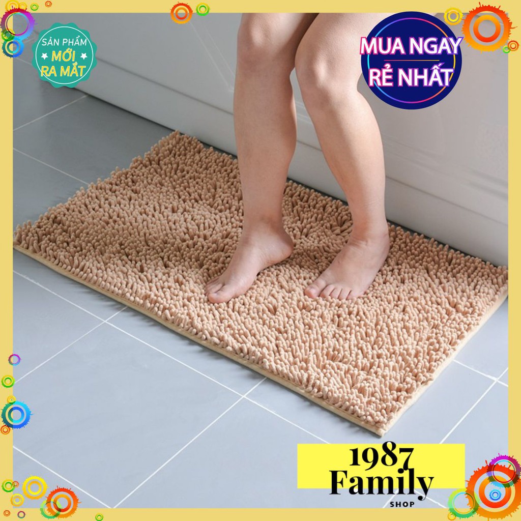 Thảm chùi chân siêu thấm -Thảm nhà tắm đinh 30x50cm ⭐thấm hút nước cực tốt chống trơn trượt⭐GD018