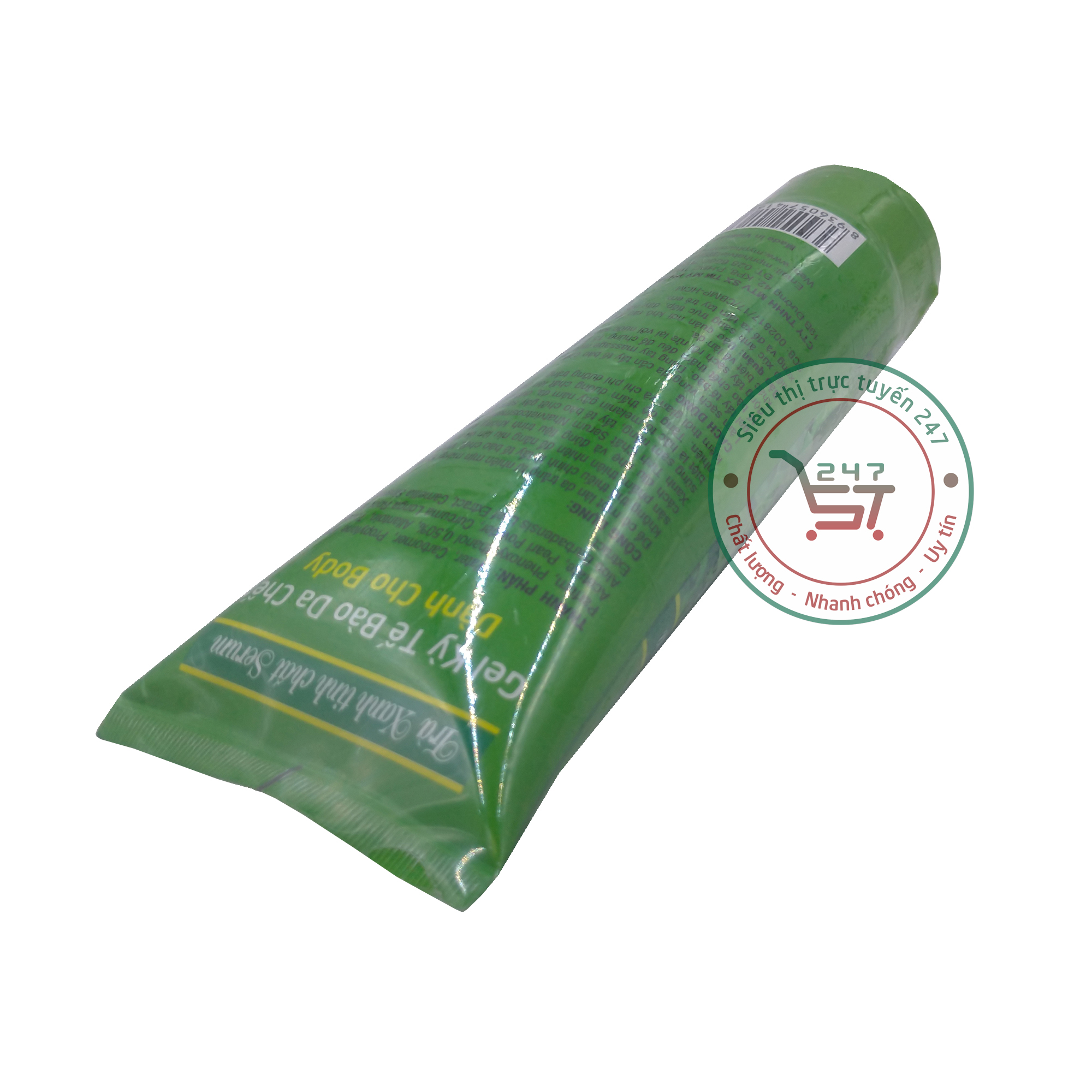 Gel kỳ tế bào da chết Nhật Việt dành cho toàn thân Trà xanh - Serum 250ml (Xanh) chăm sóc da hiệu quả