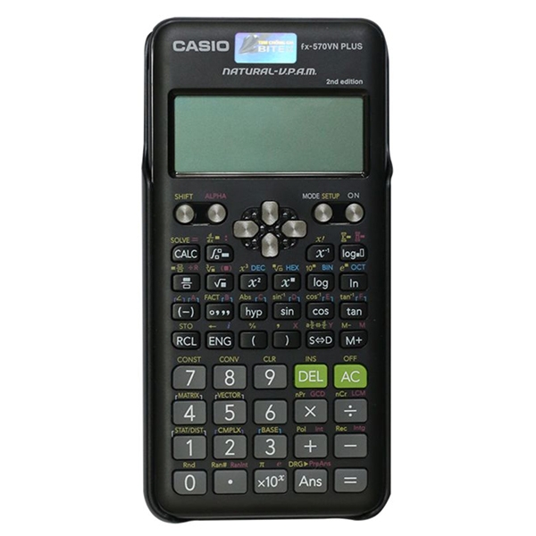 Máy tính Casio FX 580 VN X: Máy tính Casio FX 580 VN X – sản phẩm thiết yếu cho các bạn học sinh và sinh viên. Với thiết kế nhỏ gọn, nhiều tính năng đa dạng và khả năng tính toán nhanh chóng, bạn sẽ không cần phải lo lắng về bất kỳ vấn đề gì trong quá trình học tập và làm việc của mình. Hãy xem hình ảnh của Casio FX 580 VN X để cùng tìm hiểu về những tính năng hữu ích của sản phẩm này.
