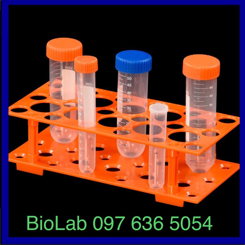 Giá đựng ống Falcon 15ml/50ml nhỏ, Mã: CTR1002, hãng FcomBio (Centrifuge Tube Rack)