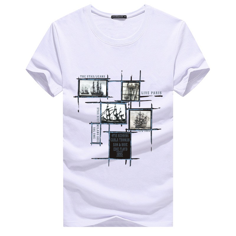 Men's T-Shirt/T-Shirt, Short Sleeves, Loose Sleeves, Cool Material, Korean Style, Loose Fit, Export Product 1A